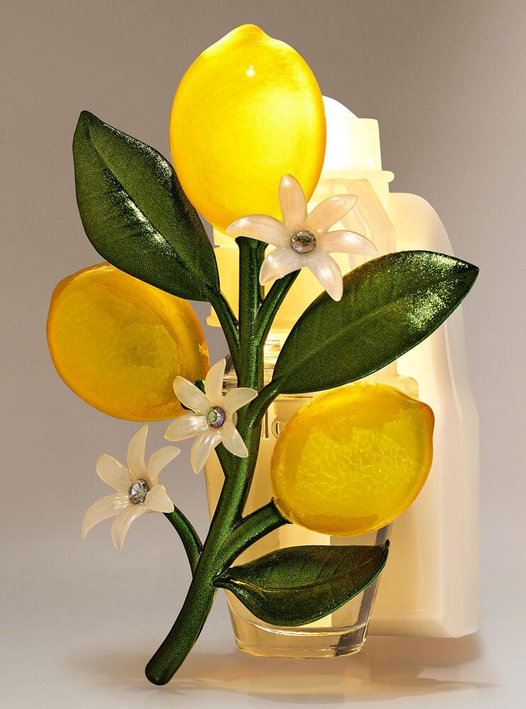 Lemons On Branch Nightlight Wallflowers Scent Control&trade; Fragrance Plug Image 1