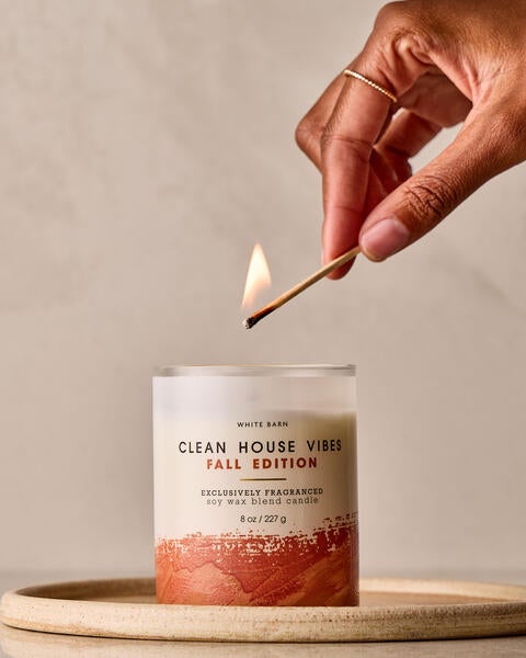 Clean House Vibes Fall Edition Single Wick Candle