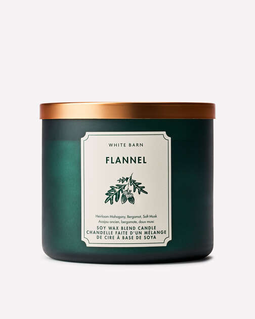 Flannel 3-Wick Candle