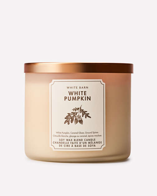 White Pumpkin 3-Wick Candle
