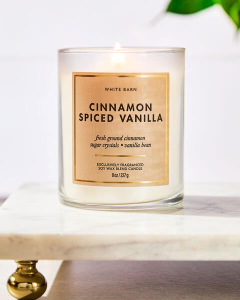 Chandelle à une mèche Cinnamon Spiced Vanilla