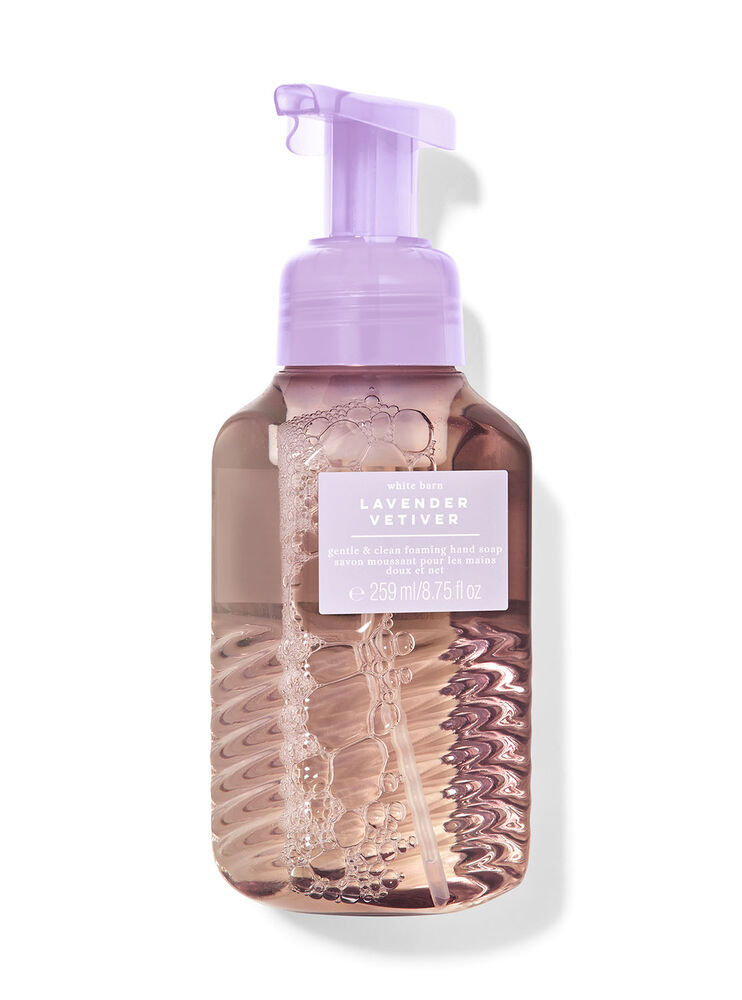 Savon moussant doux et net pour les mains Lavender Vetiver Image 1