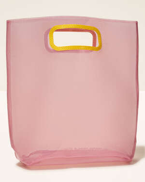 Pink Sparkly Translucent Gift Bag