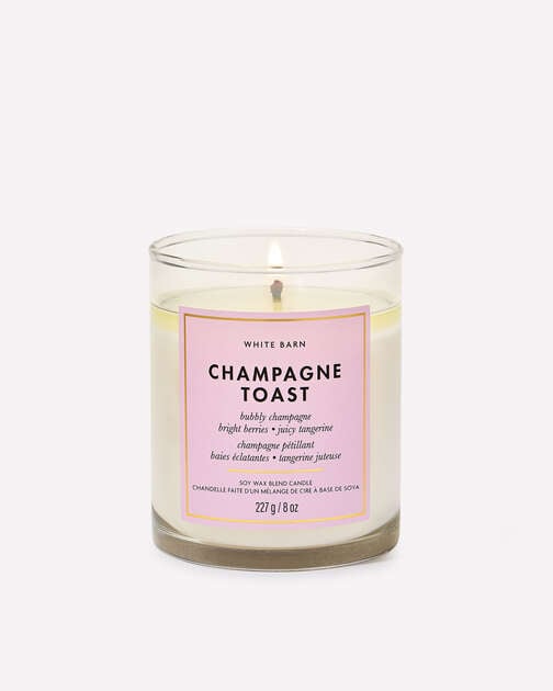 Champagne Toast Single Wick Candle