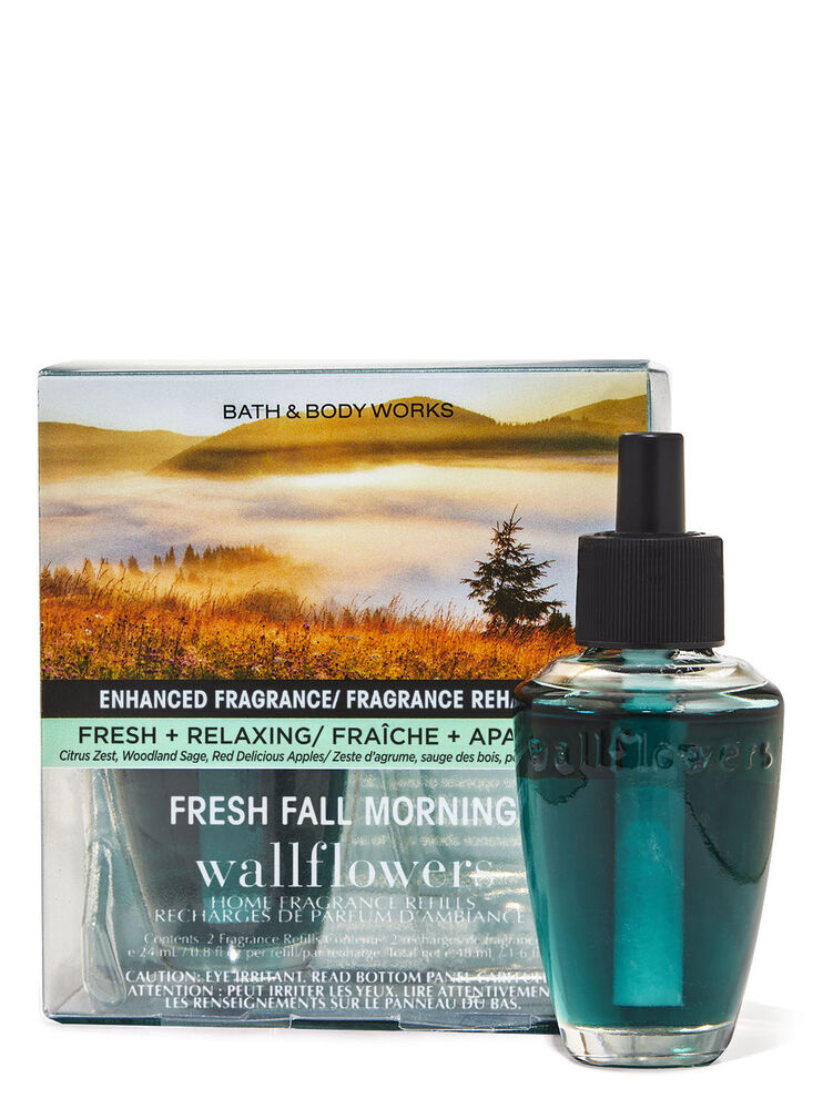 Paquet de 2 recharges de fragrance Wallflowers Fresh Fall Morning