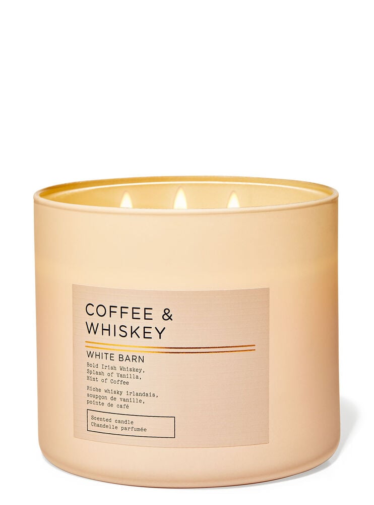 Coffee & Whiskey 3-Wick Candle