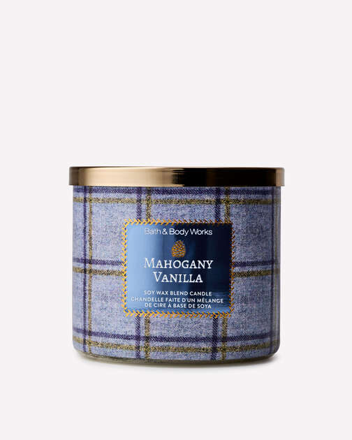 Mahogany Vanilla 3-Wick Candle