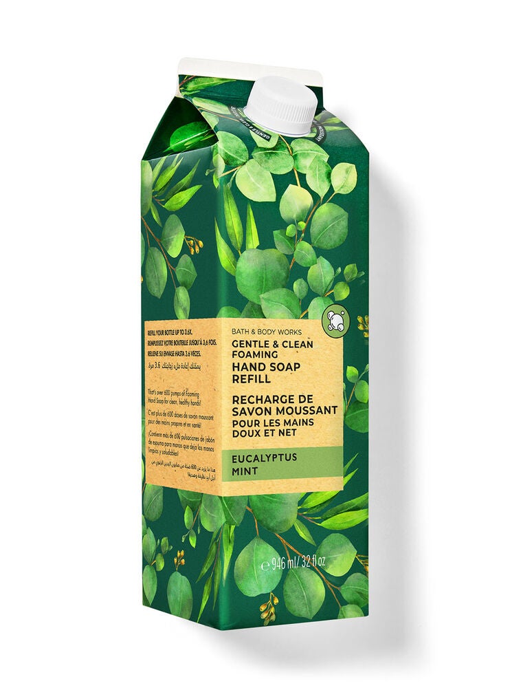 3/PACK BATH & BODY WORKS EUCALYPTUS SPEARMINT Gentle Foaming Hand Soap 8.75 OZ