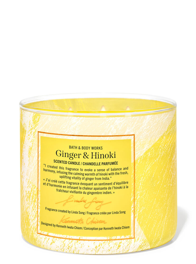 Ginger & Hinoki 3-Wick Candle