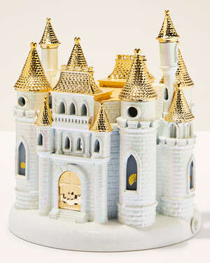Disney Princess Light-up Castle Pedestal 3-Wick Candle Holder