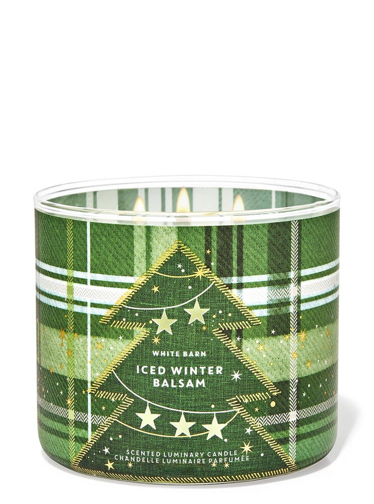 Iced Winter Balsam 3-Wick Candle Image 2