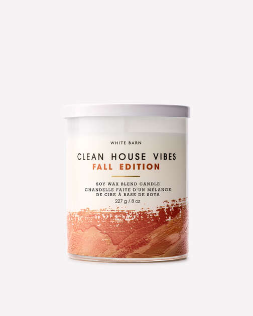 Clean House Vibes Fall Edition Single Wick Candle