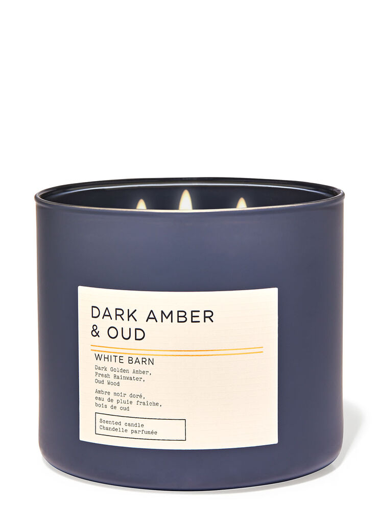 Dark Amber & Oud 3-Wick Candle