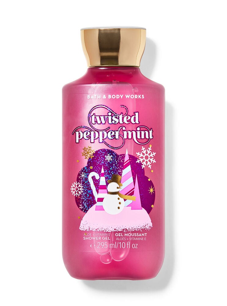 Twisted Peppermint Shower Gel Bath and Body Works