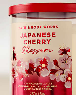 Japanese Cherry Blossom Single Wick Candle
