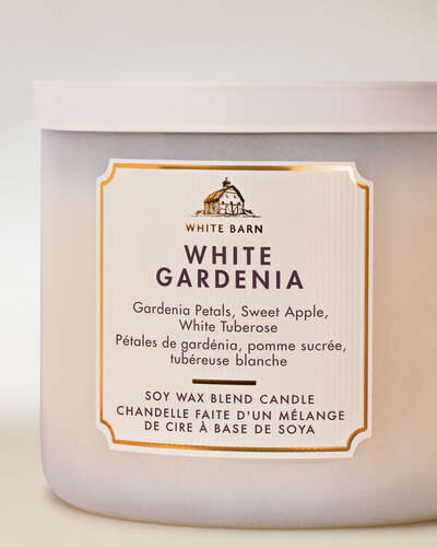 White Gardenia 3-Wick Candle