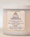 White Gardenia 3-Wick Candle