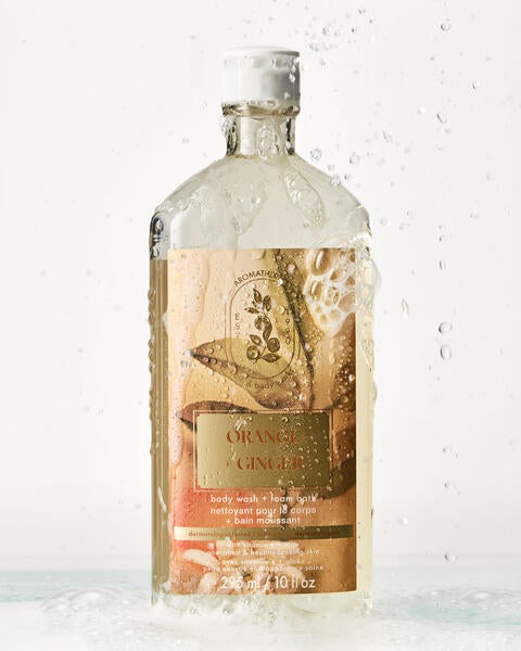 Nettoyant pour le corps et bain moussant Orange Ginger