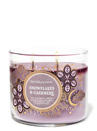 Snowflakes & Cashmere 3-Wick Candle