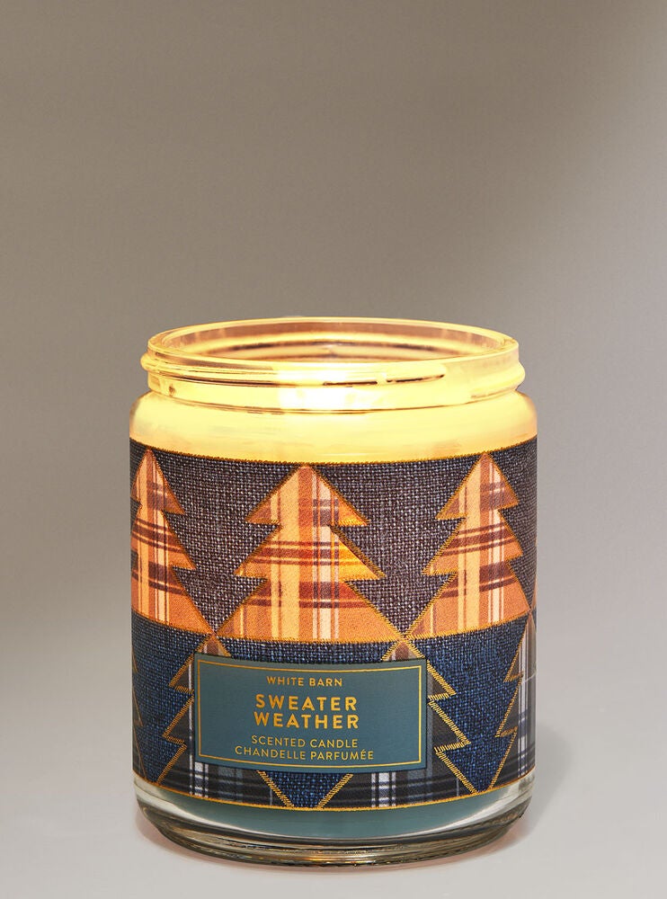 Sweater Weather Single Wick Candle Bath and Body Works