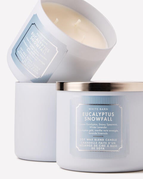Eucalyptus Snowfall 3-Wick Candle