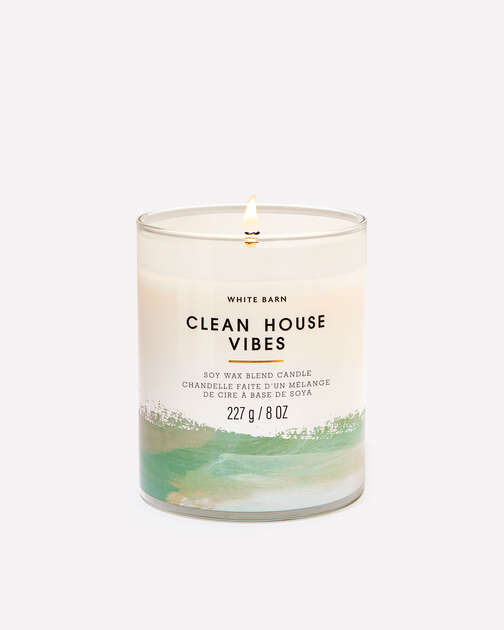 Clean House Vibes Single Wick Candle