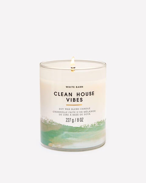 Clean House Vibes Single Wick Candle