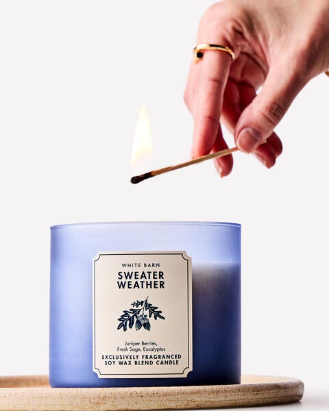 Chandelle à 3 mèches Sweater Weather