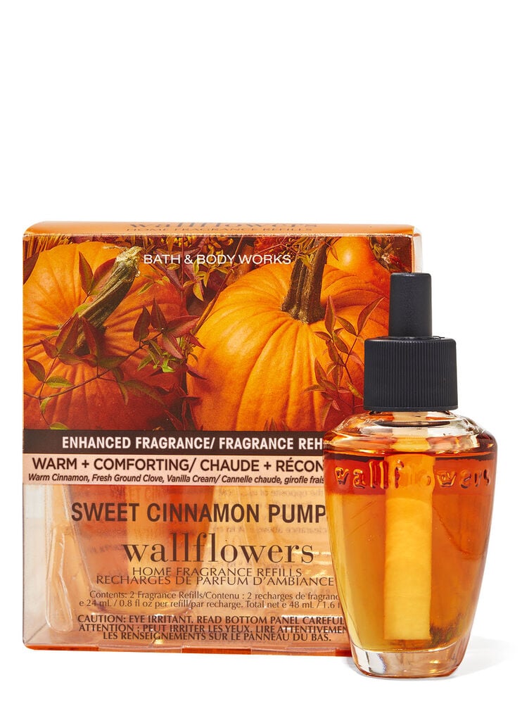 Paquet de 2 recharges de fragrance Wallflowers Sweet Cinnamon Pumpkin