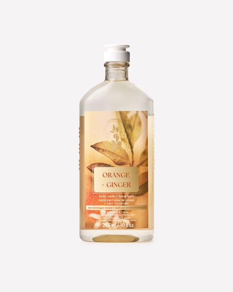 Nettoyant pour le corps et bain moussant Orange Ginger