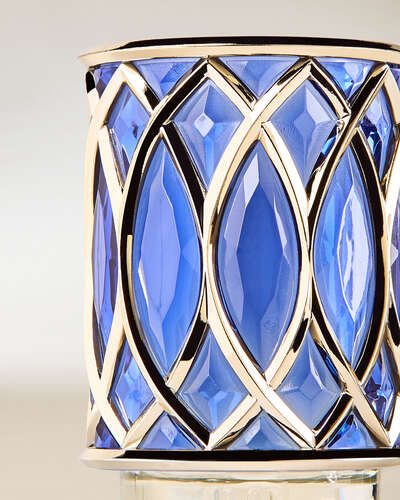 Blue Geometric Scent Control™ Nightlight Wallflowers Fragrance Plug