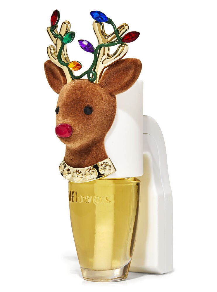Holiday Reindeer Nightlight Wallflowers Fragrance Plug Bath and Body
