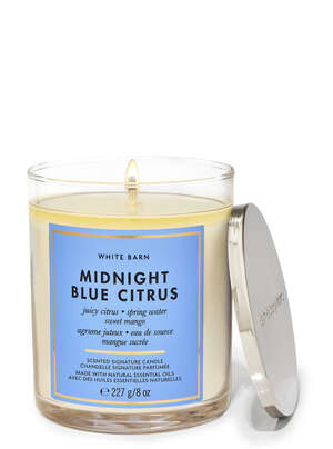 Midnight Blue Citrus Single Wick Candle