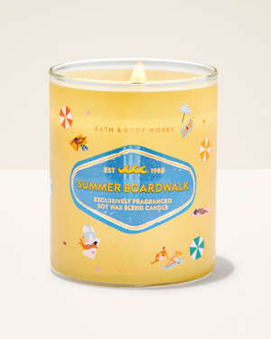 Summer Boardwalk Single Wick Candle