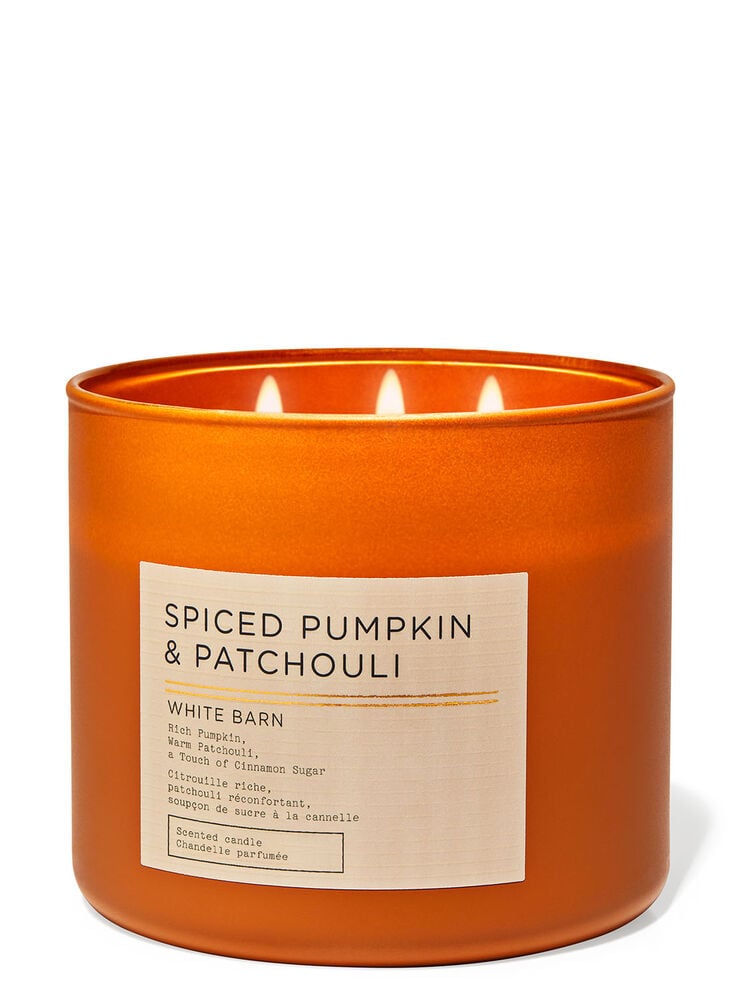 Spiced Pumpkin & Patchouli 3-Wick Candle