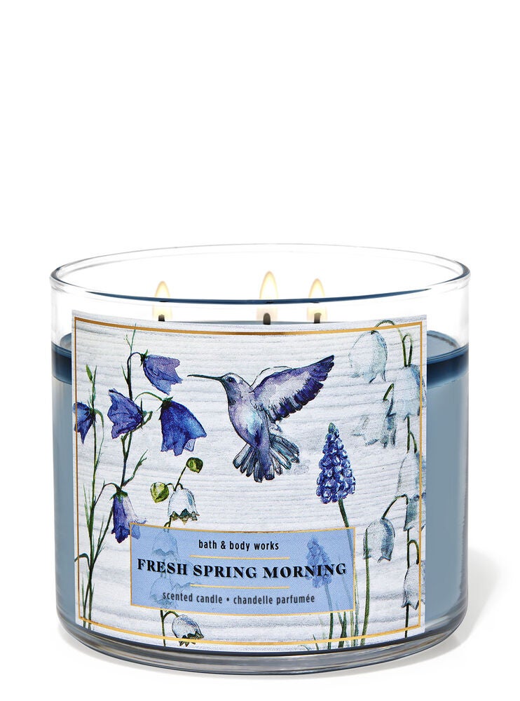 Fresh Spring Morning 3-Wick Candle | Bath and Body Works