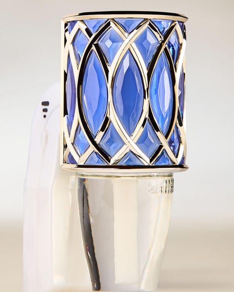 Blue Geometric Scent Control™ Nightlight Wallflowers Fragrance Plug