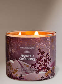 Frosted Cranberry 3-Wick Candle