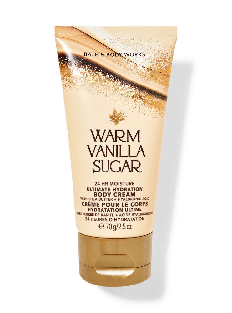 Warm Vanilla Sugar Travel Size Ultimate Hydration Body Cream Bath and