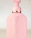 Pink Silicone Bows Gentle & Clean Foaming Hand Soap Dispenser