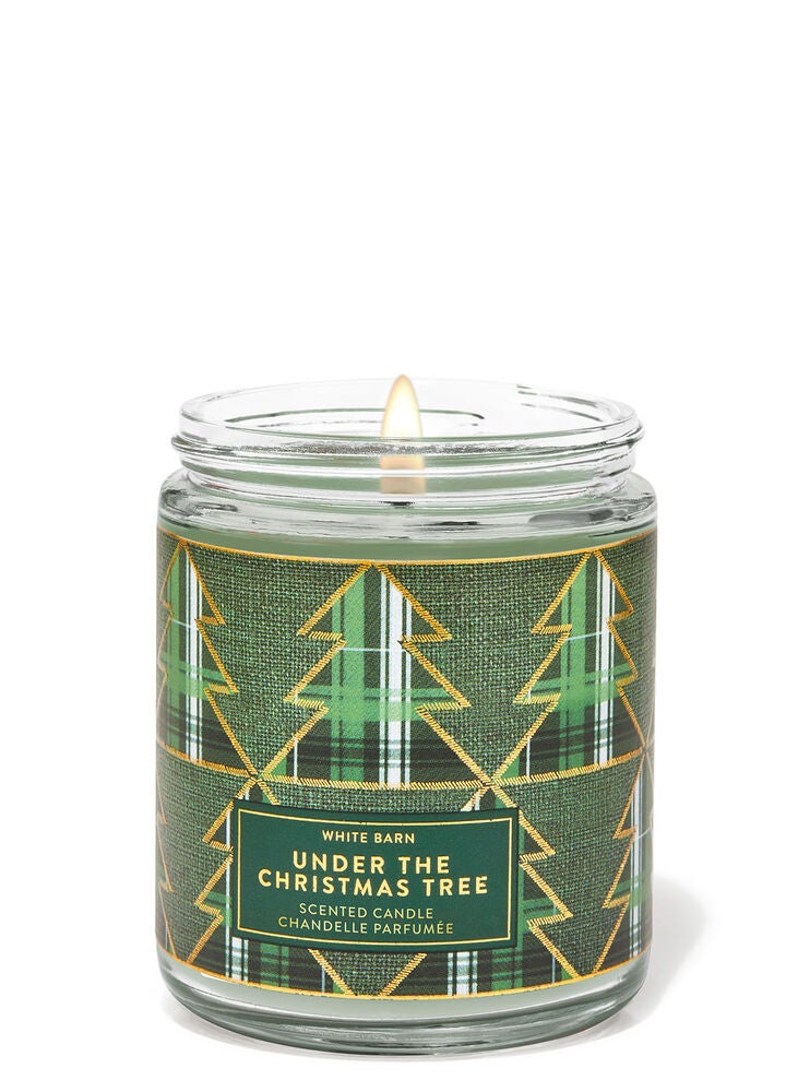 Under the Christmas Tree Single Wick Candle Bath and Body Works
