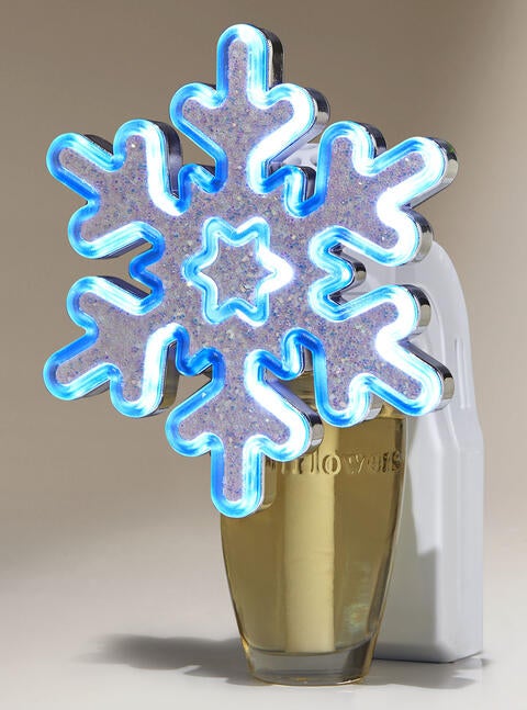 Neon Snowflake Nightlight Wallflowers Fragrance Plug