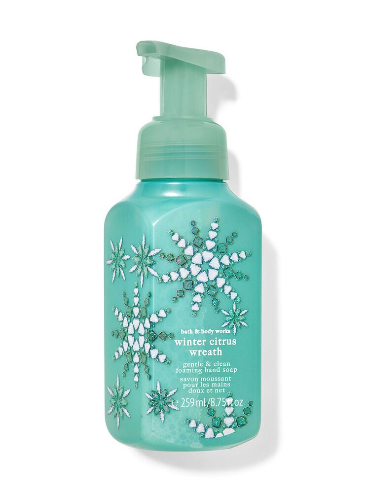 Winter Citrus Wreath Gentle & Clean Foaming Hand Soap Bath and Body Works