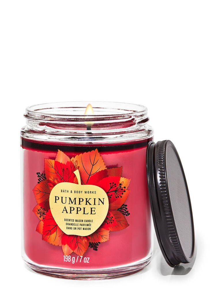 Pumpkin Apple Mason Single Wick Candle