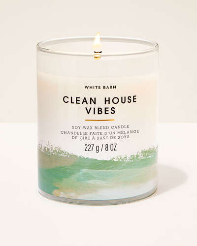 Clean House Vibes Single Wick Candle
