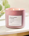 Blush Amber & Peony 3-Wick Candle
