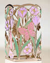 Shimmery Butterflies & Flowers Soap Holder