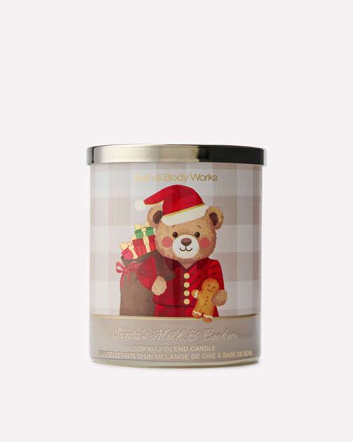 Santa's Milk & Cookies Single Wick Candle