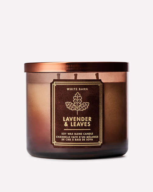 Lavender & Leaves 3-Wick Candle