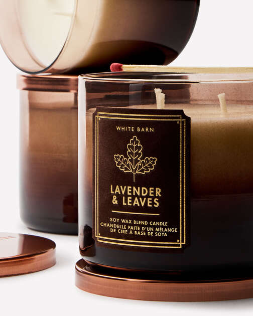 Lavender & Leaves 3-Wick Candle